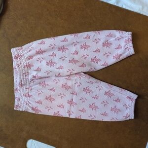 Lewis pink pants size 12-18M sweatpants goldenrod new with tags 100 percent cott
